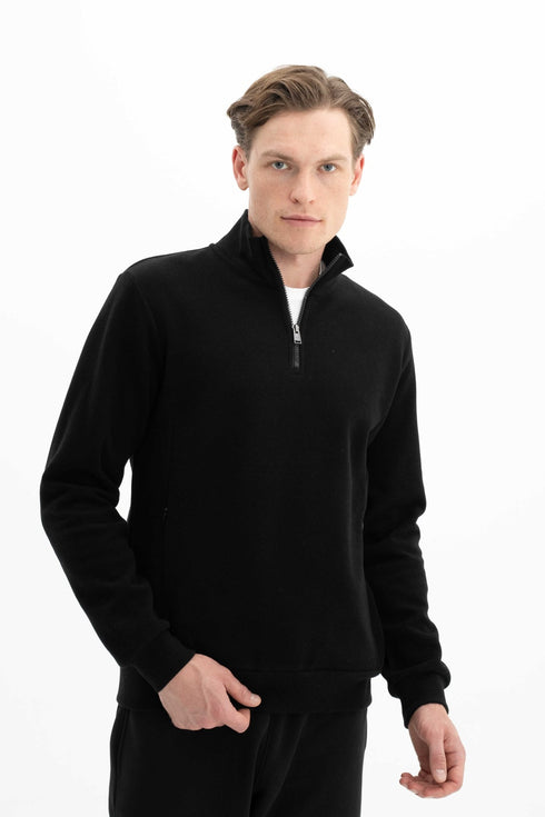 Arma Men's Plain Half Zip Sweatshirt
