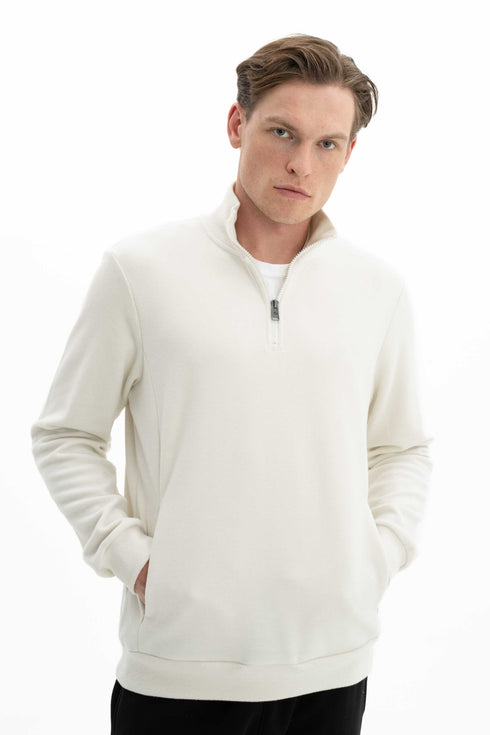 Arma Men's Plain Half Zip Sweatshirt