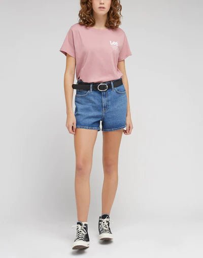 Carol Short Jeans in Blue Speed