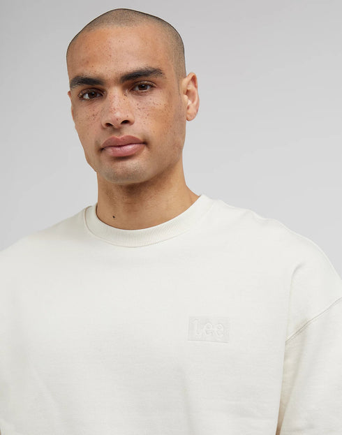 Core Loose Sweatshirt In Ecru