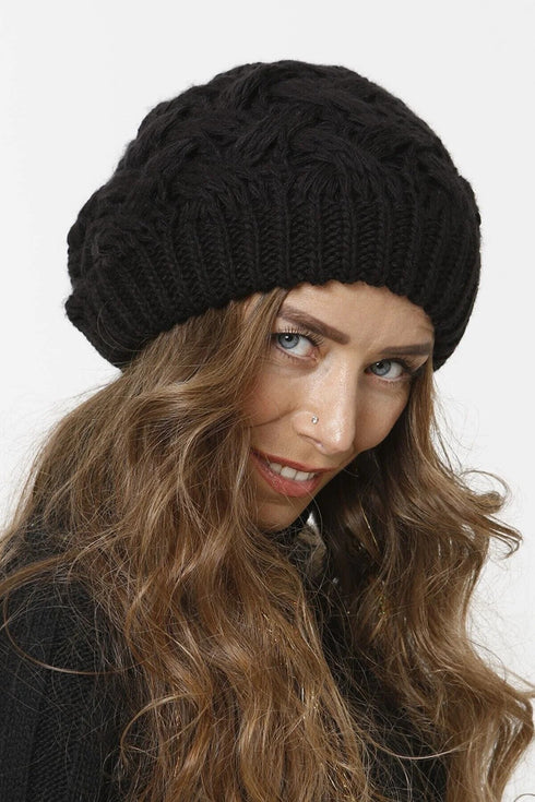 Cross-Weave Beanie Hat VE510