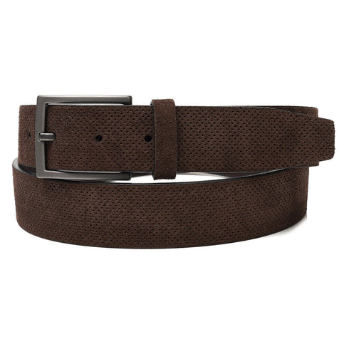Greyder Men Leather Patterned Belt