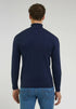 High Neck Knit In Sky Captain