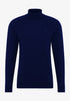 High Neck Knit In Sky Captain