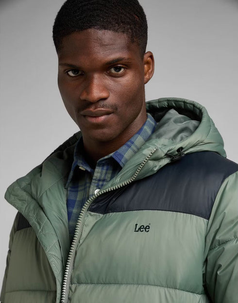 Lee Men's Puffer Jacket in Fort Green