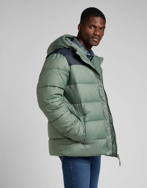 Lee Men's Puffer Jacket in Fort Green