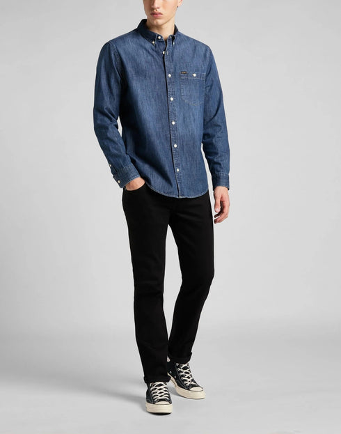 Lee Men's Rider Jeans In Clean Black