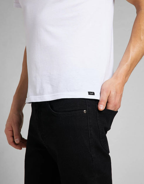 Lee Men's Twin Pack Crew T-Shirt In White