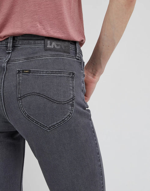 Lee Women's Marion Straight Jeans in Moody Grey