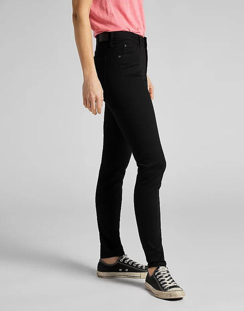 Lee Women's Scarlett Jeans In Black Rinse