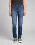 Marion Straight Jeans in Mid Worn In