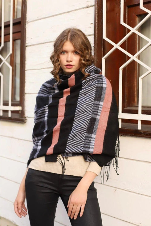 Mix Pattern Scarf VE520