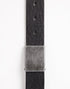 Plate Buckle Belt In Black