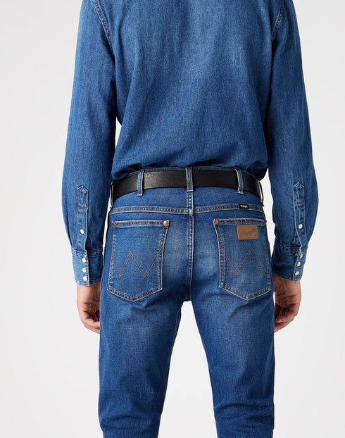 Plate Buckle Belt In Black