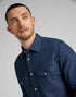 Lee Men's Regular Western Shirt In Mid Stone