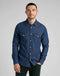 Lee Men's Regular Western Shirt In Mid Stone