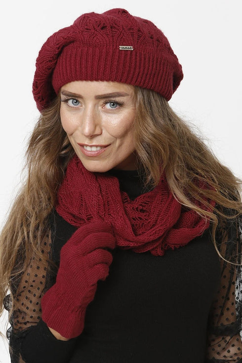 Scarf, Beanie and Gloves Combo VE508