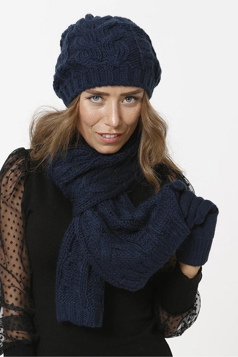 Scarf, Beanie and Gloves Combo VE508