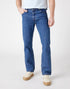 Straight Non-Stretch Jeans in Medium Stonewash
