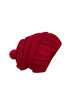 Stripe-Weave Beanie Hat VE515