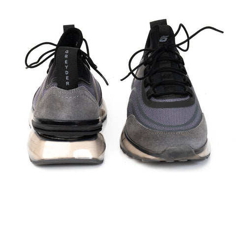 Stripped Mesh Sneakers