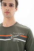 T-Shirt Round Neck With Chest Print
