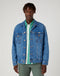Wrangler Men's Anti Fit Jacket In Blue Eyes Blue