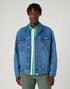 Wrangler Men's Anti Fit Jacket In Blue Eyes Blue