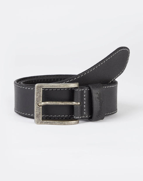 Wrangler Men's Stitched Belt In Black