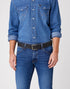 Wrangler Men's Stitched Belt In Black