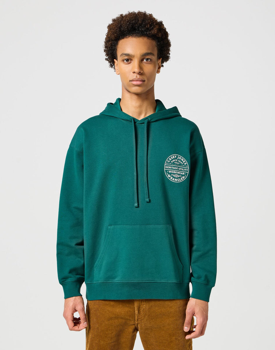 Wrangler Men's Casey Jones Hoodie In June Bug – Rodeo In